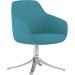 9 to 5 Seating 9134GTSFON Lilly Swivel Base Fabric Lounge Chair