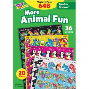 TREND 63910 Animal Fun Stickers Variety Pack