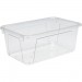 Storex 62464U05C Crystal Clear Cubby Bin