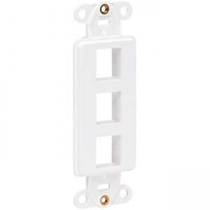 Tripp Lite N042D-003V-WH Center Plate Insert, Decora Style - Vertical, 3 Ports