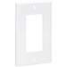 Tripp Lite N042D-100-WH Single-Gang Faceplate, Decora Style - Vertical, White