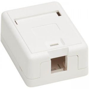 Tripp Lite N082-001-WH Surface-Mount Box for Keystone Jack - 1 Port, White