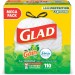 Glad 79114 3-in-1 OdorShield 13G Trash Bags