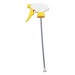 Impact IMP60192491 Chemical Resistant Trigger Sprayers, 9.88" Tube, Fits 32 oz Bottles, Yellow/White, 24/Carton