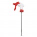 Impact IMP59062491 General Purpose Trigger Sprayer, 9.88" Tube, Fits 32 oz Bottles, Red/White, 24/Carton