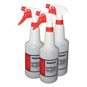 Impact IMP5032SS Spray Alert System, 32 oz, Natural with White/White Sprayer, 24/Carton