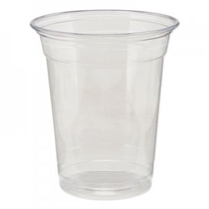 Dixie DXECPET12DX Clear Plastic PETE Cups, Cold, 12oz, 25/Sleeve, 20 Sleeves/Carton