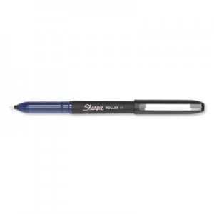 Sharpie Roller SAN2093199 Roller Ball Stick Pen, Fine 0.5 mm, Blue Ink/Barrel, Dozen