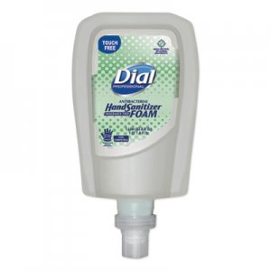 Dial Professional DIA16694 FIT Fragrance-Free Antimicrobial Touch-Free Dispenser Refill Foam Hand Sanitizer, 1000 mL, 3/Carton