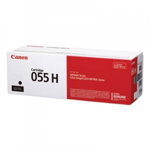 Canon CNM3020C001 3020C001 (055H) High-Yield Toner, 7,600 Page-Yield, Black