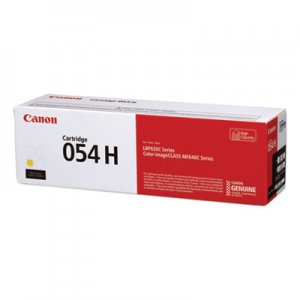 Canon CNM3025C001 3025C001 (054H) High-Yield Toner, 2,300 Page-Yield, Yellow