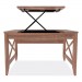 Alera ALELD4824WA Sit-to-Stand Table Desk, 47.25" x 23.63" x 29.5" to 43.75", Modern Walnut