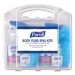 PURELL GOJ384101CLMS Body Fluid Spill Kit, 4.5" x 11.88" x 11.5", One Clamshell Case with 2 Single