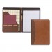 Samsill SAM71656 Two-Tone Padfolio with Spine Accent, 10 3/5w x 14 1/4h, Polyurethane, Tan/Brown