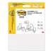 Post-it Easel Pads Super Sticky MMM577SS Self Stick Easel Pads, 15 x 18, White, 20 Sheets/Pad, 2 Pads