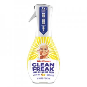Mr. Clean PGC79129 Clean Freak Deep Cleaning Mist Multi-Surface Spray, Lemon, 16 oz Spray Bottle, 6/Carton