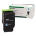 Lexmark LEX78C1UC0 Return Program Toner, 7,000 Page-Yield, Cyan