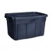 Rubbermaid UNXRMRT310000 Roughneck Storage Box, 31 gal, 20.4" x 32.3" x 16.7", Dark Indigo Metallic