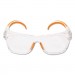 KleenGuard KCC49301 Maverick Safety Glasses, Clear/Orange, Polycarbonate Frame