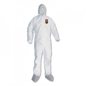 KleenGuard KCC48973 A45 Liquid and Particle Protection Surface Prep/Paint Coveralls, Large, 25/CT