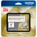 Brother BRTTZEPR254 TZe Premium Laminated Tape, 0.94" x 26.2 ft, Gold on White