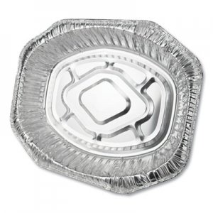 Durable Packaging DPK40010 Aluminum Roaster Pans, Extra-Large Oval, 230 oz, 18.5 x 14 x 3.38, Silver, 50