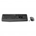 Logitech LOG920006481 MK345 Wireless Combo, 2.4 GHz Frequency/30 ft Wireless Range, Black