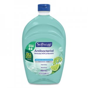 Softsoap CPC45991EA Antibacterial Liquid Hand Soap Refills, Fresh, Green, 50 oz