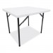 Alera ALEPT36SW Square Plastic Folding Table, 36w x 36d x 29 1/4h, White