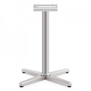 HON HONCT29MXPR8 Arrange X-Leg Base for 30-36" Tops, 25.59w x 27.88h, Silver