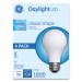 GE GEL99192 Classic LED Daylight Non-Dim A19 Light Bulb, 8 W, 4/Pack