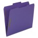 Smead SMD13040 Top Tab Colored 2-Fastener Folders, 1/3-Cut Tabs, Letter Size, Purple, 50/Box