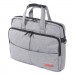 Swiss Mobility SWZEXB1068SMGRY Sterling Slim Briefcase, Holds Laptops 15.6", 3" x 3" x 11.75", Gray
