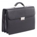 Swiss Mobility SWZ49545801SM Milestone Briefcase, Holds Laptops 15.6", 5" x 5" x 12", Black