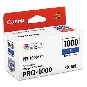 Canon CNM0555C002 0555C002 (PFI-1000) Lucia Pro Ink, Blue