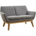 Lorell 68962 Quintessence Collection Upholstered Loveseat