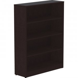 Lorell 18227 Essentials Espresso Laminate Bookcase