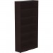 Lorell 18228 Essentials Espresso Laminate Bookcase