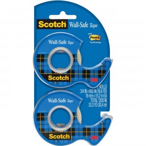 Scotch 183DM2 Wall-Safe Tape