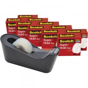 Scotch 700K10C18BLK Super-Hold Tape