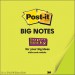 Post-it BN11G Super Sticky Big Notes