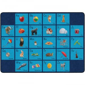 Flagship Carpets FA101832FS See My Alphabet Classroom Rug