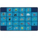 Flagship Carpets FA101844FS See My Alphabet Classroom Rug