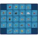 Flagship Carpets FA101858FS See My Alphabet Classroom Rug