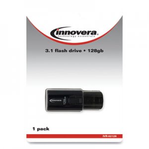 Innovera IVR82128 USB 3.0 Flash Drive, 128 GB