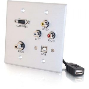 C2G 40545 Audio/Video Faceplate