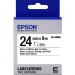 Epson LK-6WBN LabelWorks Standard LK Tape Cartridge ~1" Black on White
