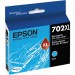 Epson T702XL220-S Cyan Ink Cartridge, High-capacity