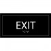 Lorell 02662 Exit Sign