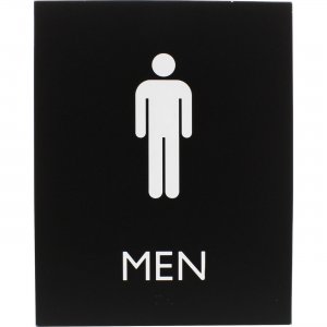 Lorell 02667 Restroom Sign